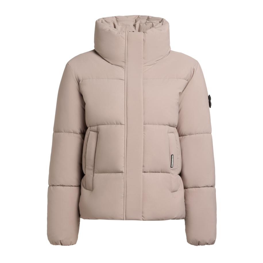 Khujo khujo Winterjas Rinja2 Matt ecru -