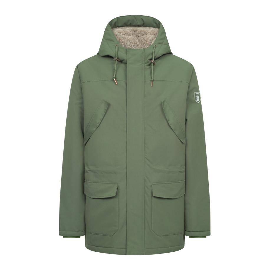 Derbe Derbe Winterparka Festholm groen -