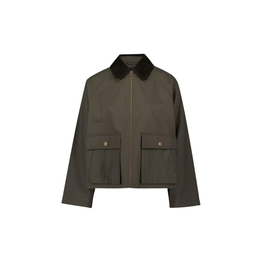 Zero zero Tussenjas olijfgroen -