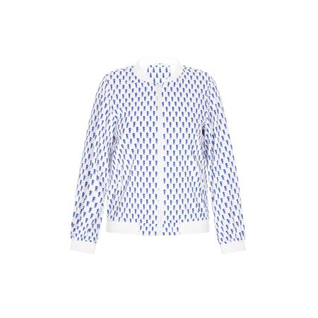 ALEKO Tussenjas blauw / wit