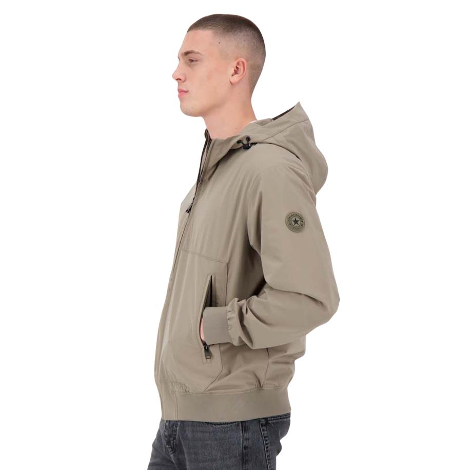 Airforce Four-Way Stretch Zomerjas met Capuchon Grijs