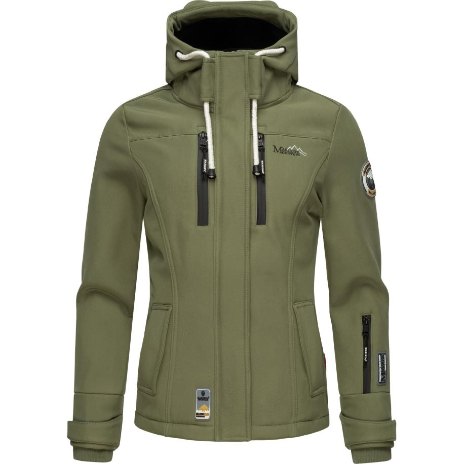 MARIKOO Functionele jas Kleinezicke appel / wit Groen