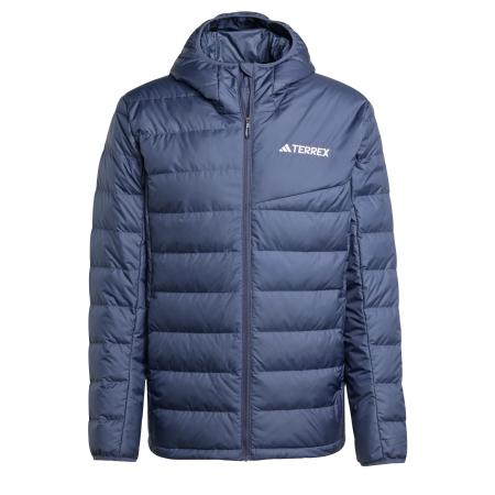 Adidas ADIDAS TERREX Outdoorjas Multi Light Down CLIMAWARM Hooded saffier / wit