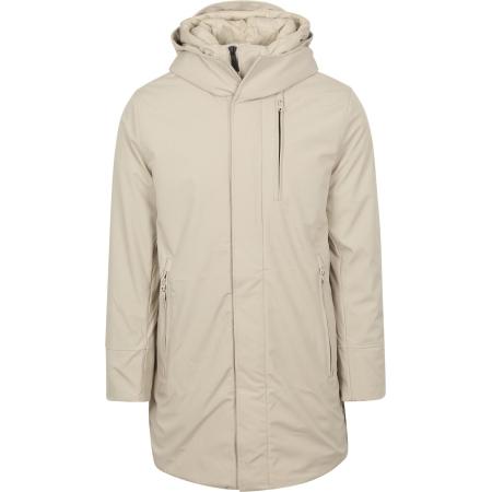 KnowledgeCotton Apparel Climate Shell Jas Ecru