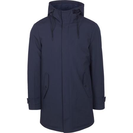 Suitable Jas Hood Tech Navy