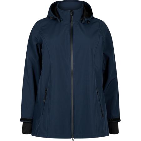 Zizzi Zizzi Functionele jas navy / zwart