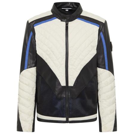 carlo colucci Carlo Colucci Tussenjas Depian blauw / zwart / natuurwit