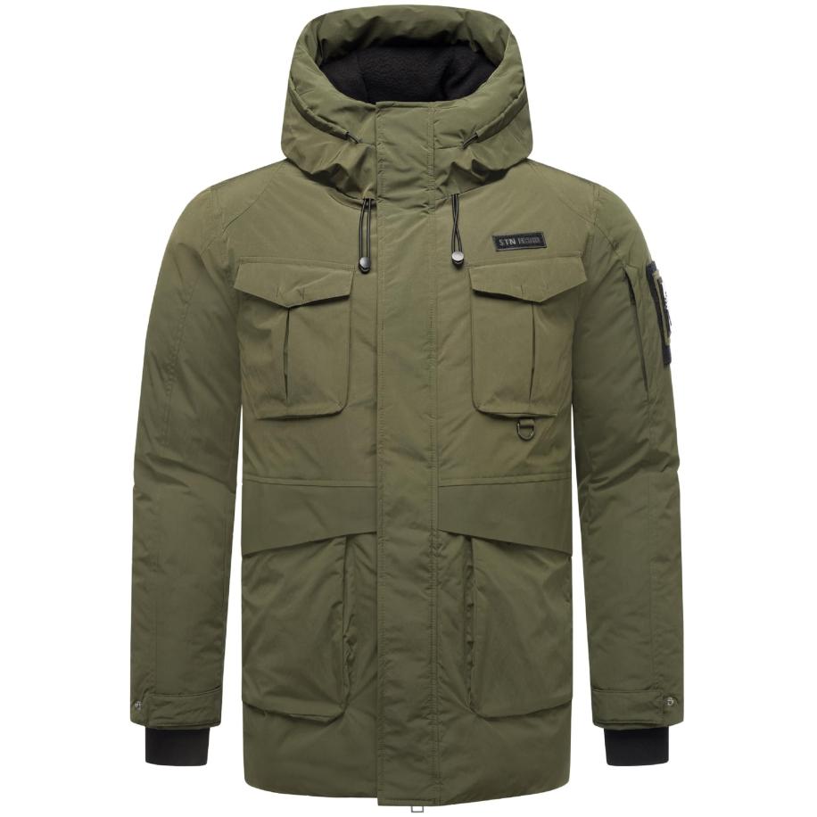 STONE HARBOUR STONE HARBOUR Winterjas Edriik XX donkergroen -