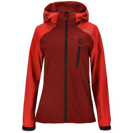 Weather Report Weather Report Outdoorjas Camelia W-Pro grijs / neonrood / donkerrood