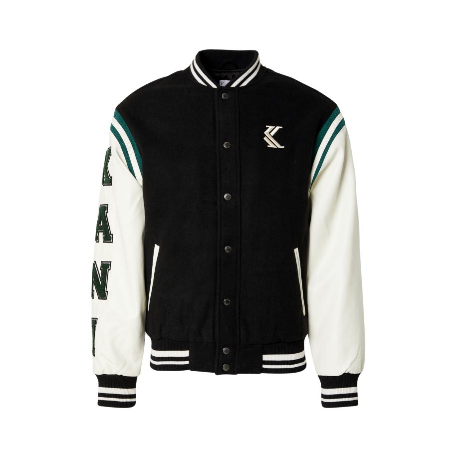 Karl Kani Karl Kani Tussenjas crème / smaragd / zwart -