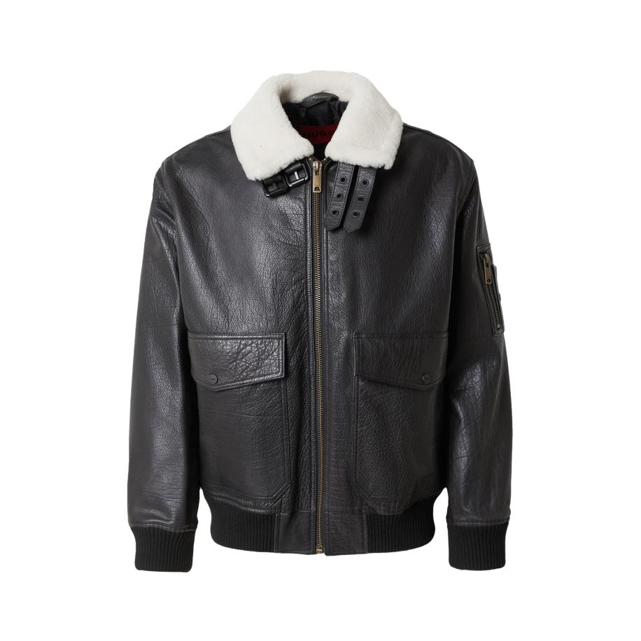 Hugo Boss HUGO Tussenjas Loran zwart / offwhite -