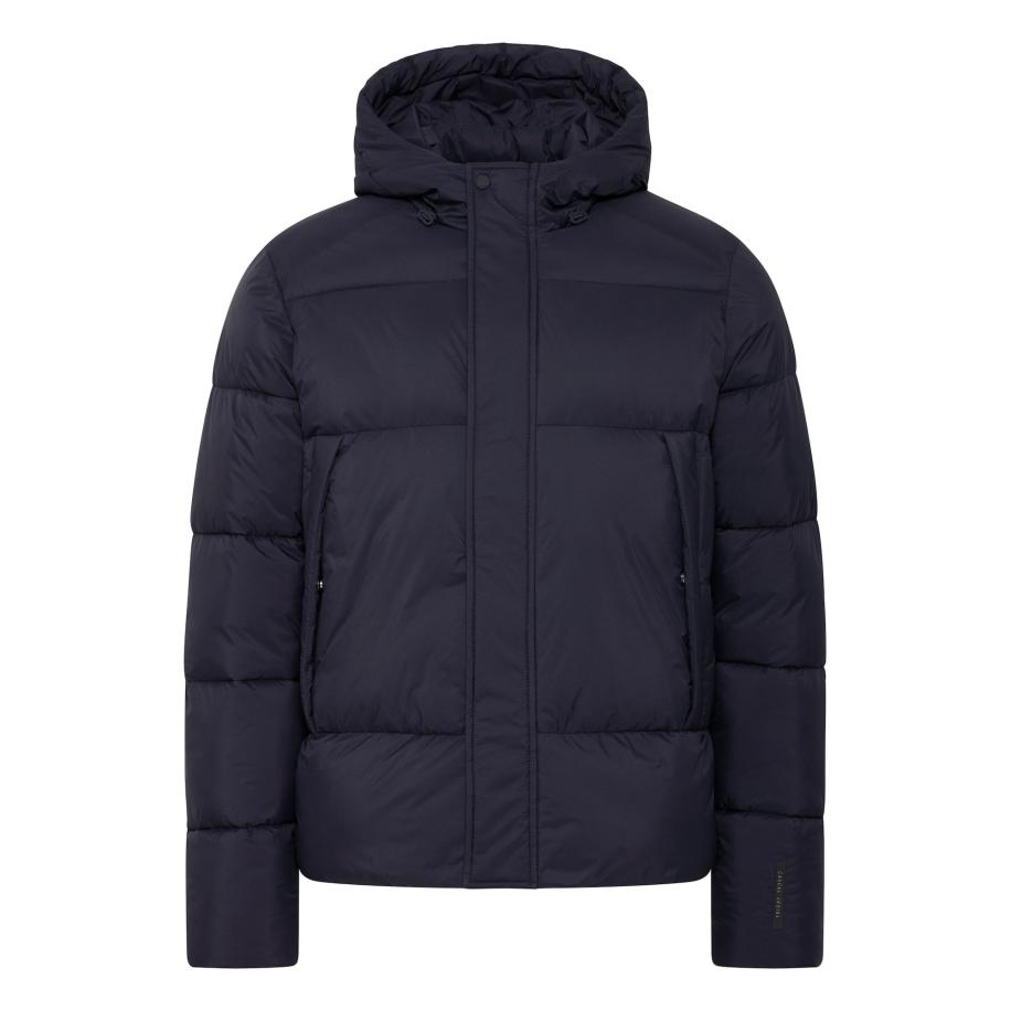 Casual Friday Casual Friday Winterjas Austin donkerblauw -