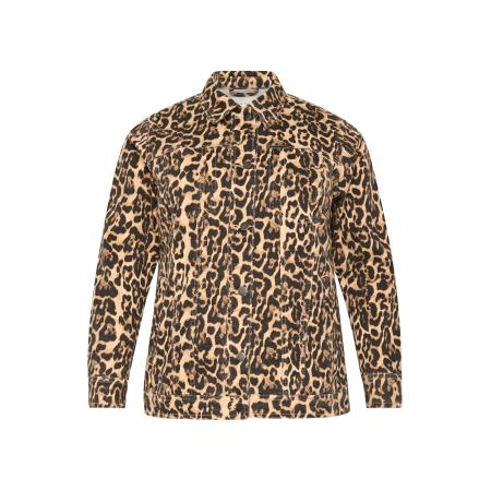 Kaffe KAFFE CURVE Tussenjas Leonoma chamois / brokaat / zwart