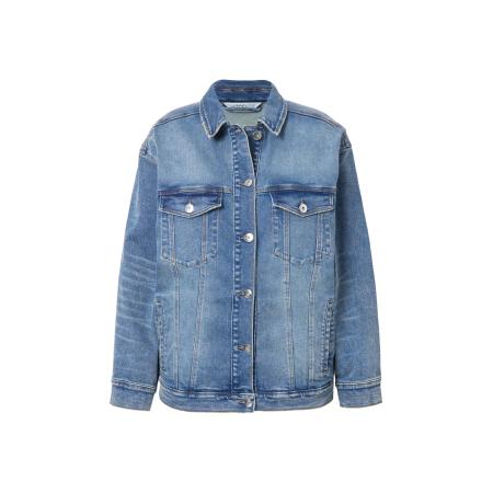 Studio Untold Studio Untold Tussenjas blauw denim