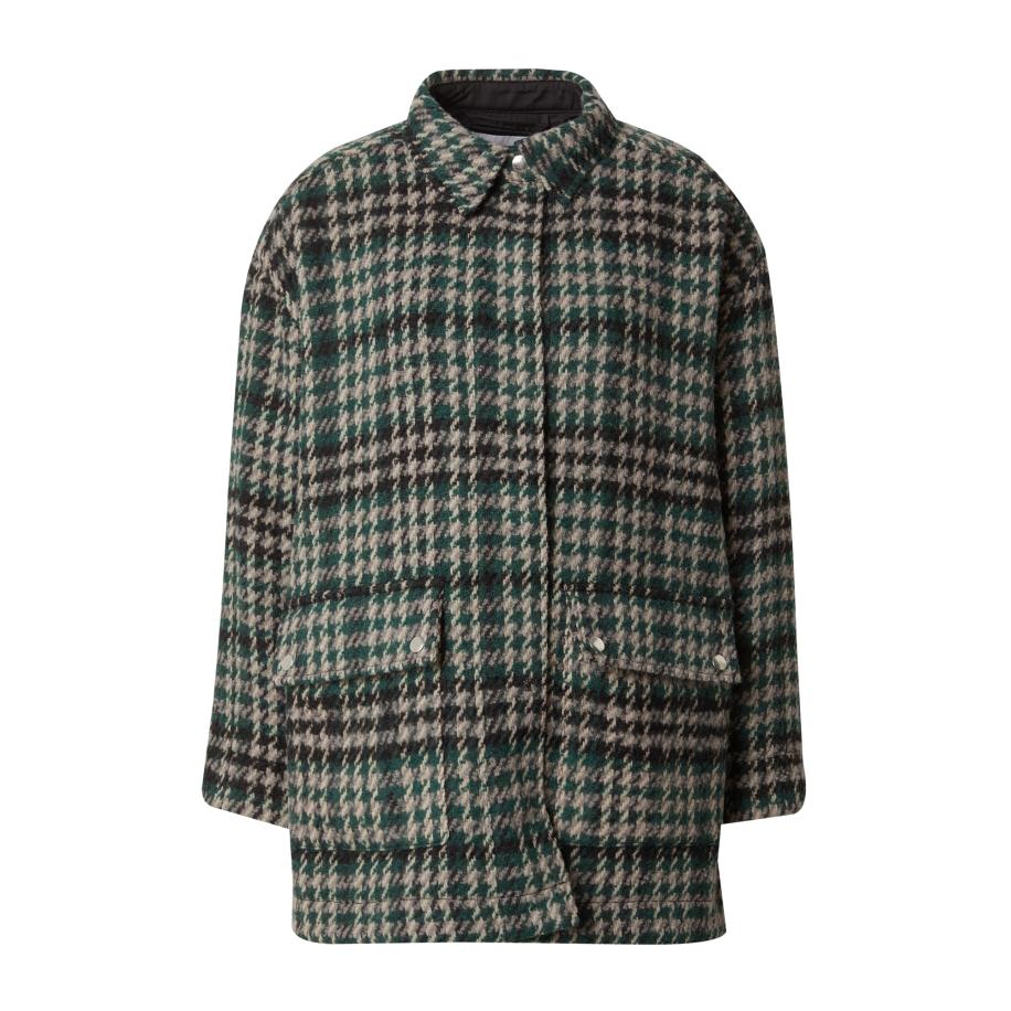 Soft Rebels Soft Rebels Tussenjas Rohan donkergrijs / grijs gemêleerd / smaragd / zwart -