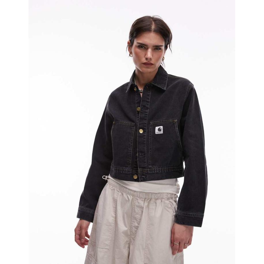 Carhartt WIP Arca Denim jack in zwart Zwart