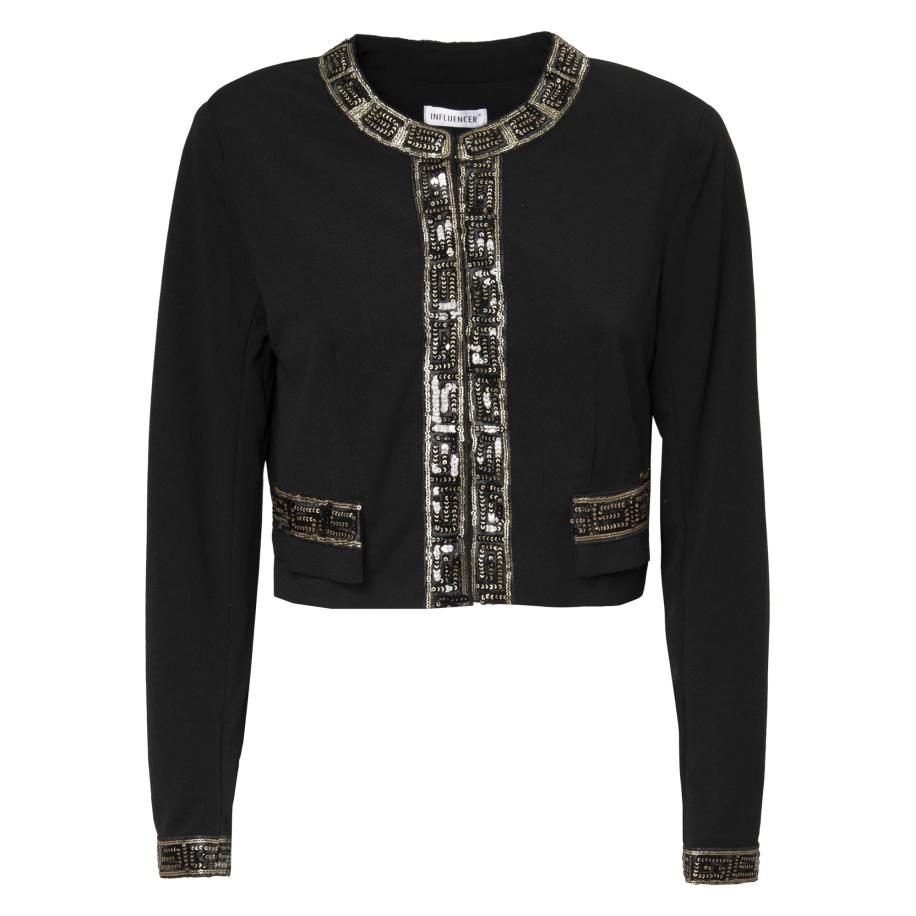 Influencer Influencer Tussenjas goud / zwart -