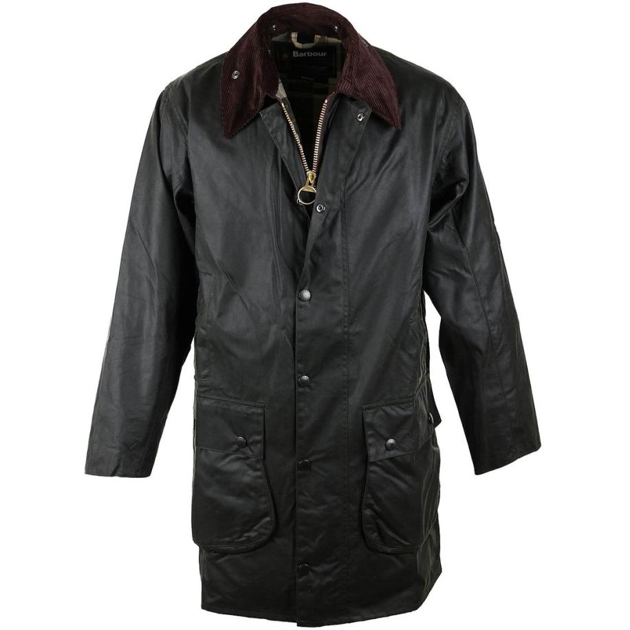 Barbour Border Wax Jas Groen Groen