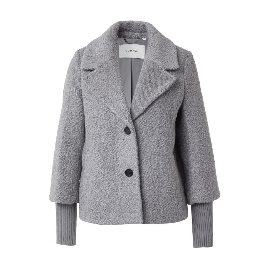 Comma COMMA Tussenjas grijs -