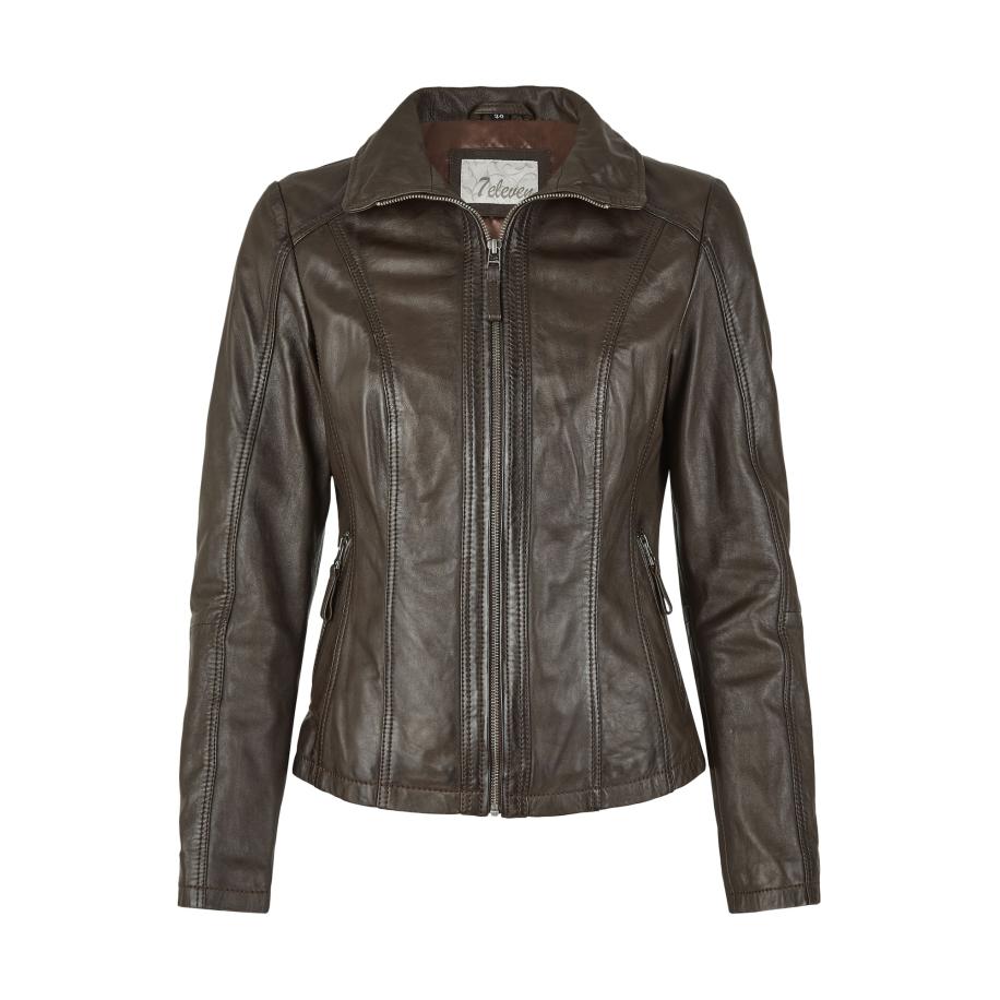 7ELEVEN 7ELEVEN Tussenjas SEGunea donkerbruin -