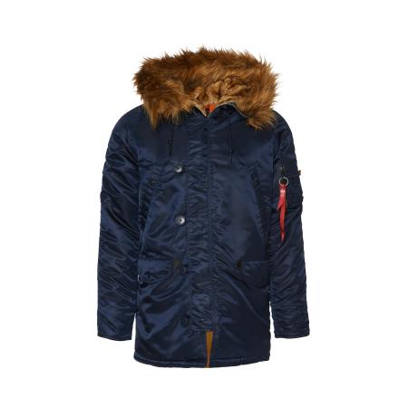 Alpha Industries ALPHA INDUSTRIES Winterjas N3B VF 59 donkerblauw / bruin / knalrood / wit