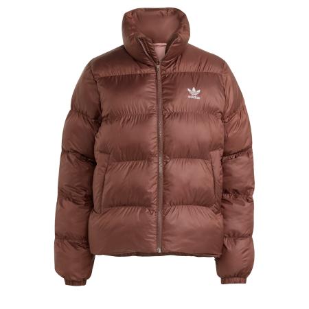 Adidas ADIDAS ORIGINALS Tussenjas Adicolor chocoladebruin / wit