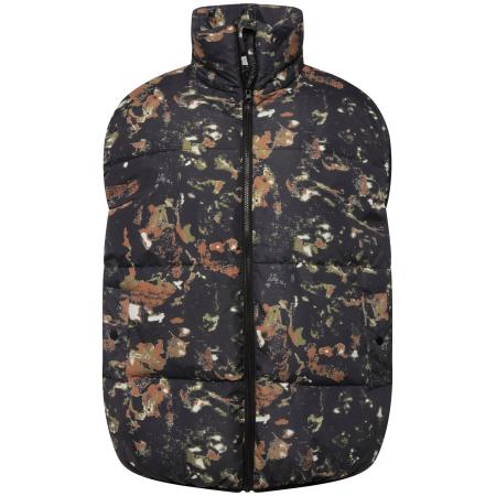 Studio Untold Studio Untold Bodywarmer beige / zwart