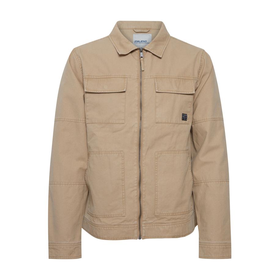 Blend BLEND Tussenjas beige / zwart -