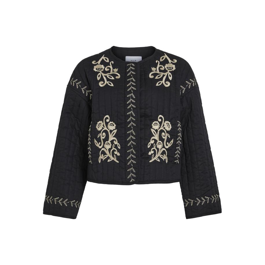 Vila VILA Tussenjas beige / zwart -