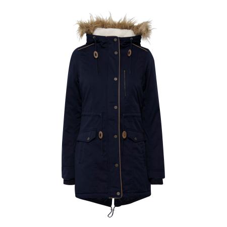 Oxmo Winterparka ANNA donkerblauw / bruin