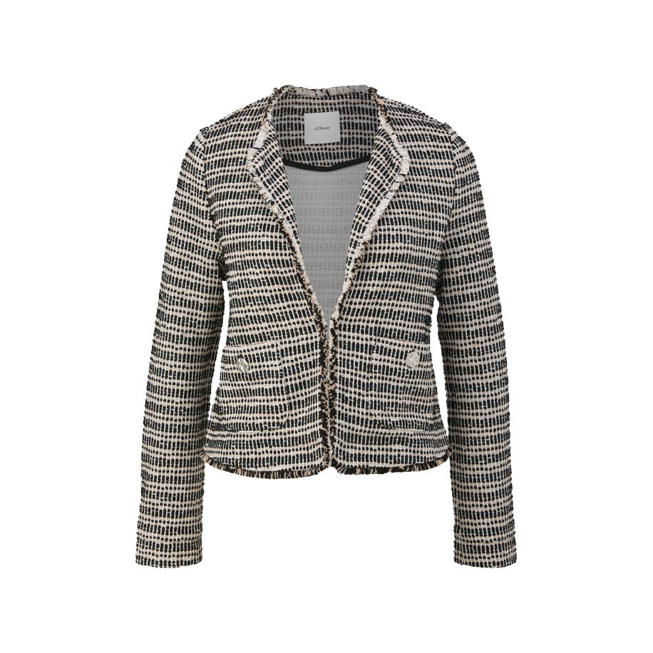 s.Oliver BLACK LABEL s.Oliver BLACK LABEL Tussenjas beige / zwart -