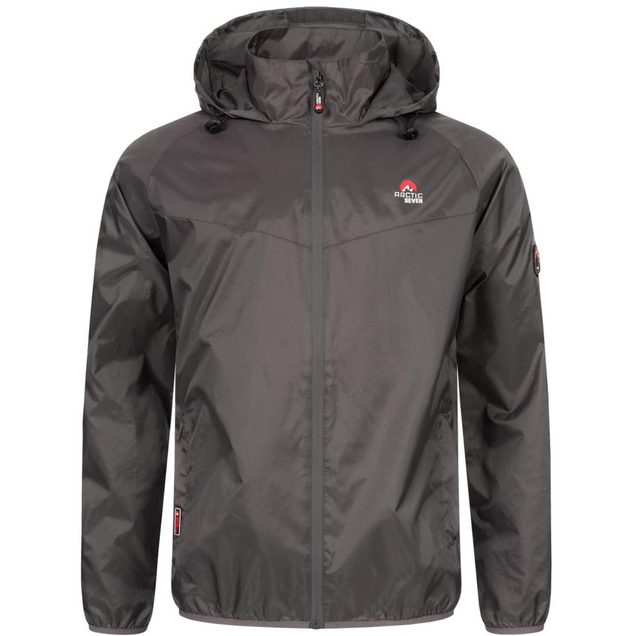 Arctic Seven Arctic Seven Functionele jas Dry donkergrijs -