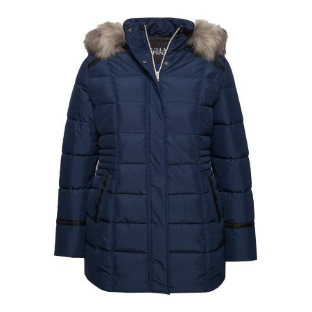 Ulla Popken Ulla Popken Winterjas blauw / grijs
