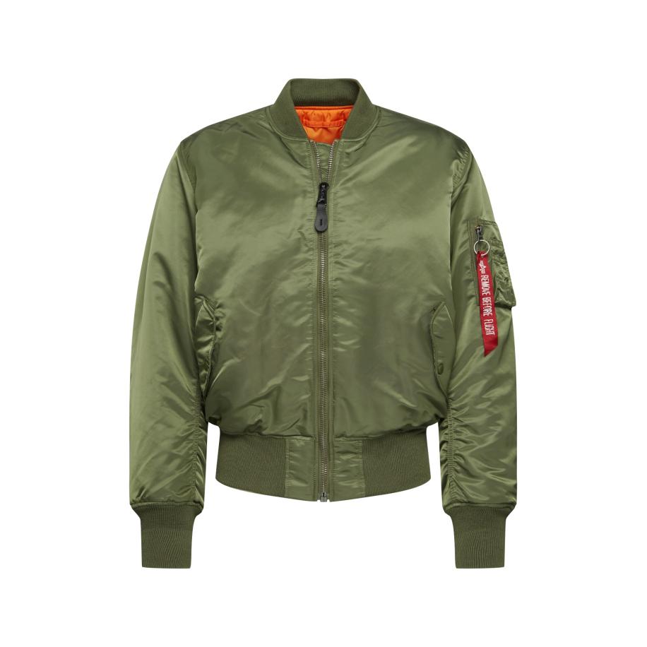 Alpha Industries ALPHA INDUSTRIES Tussenjas MA-1 olijfgroen / rood -