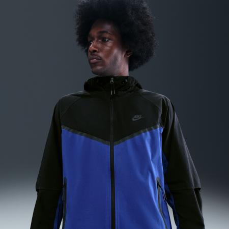Nike Tech geweven herenjack - Blauw