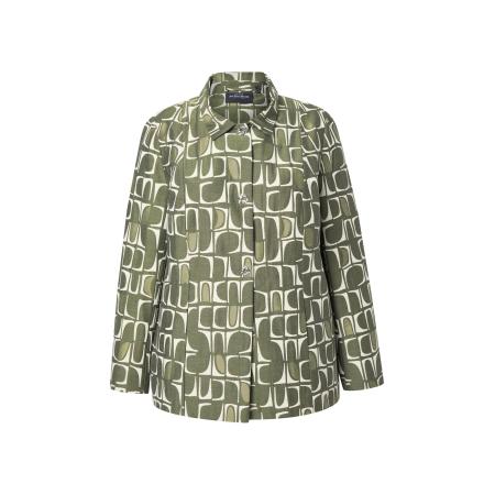 Ulla Popken Ulla Popken Tussenjas donkergrijs / offwhite