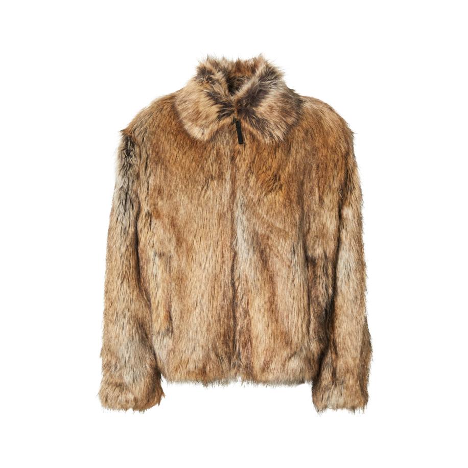 Hugo Boss HUGO Tussenjas Bryan brokaat / lichtbruin / zwart / offwhite -