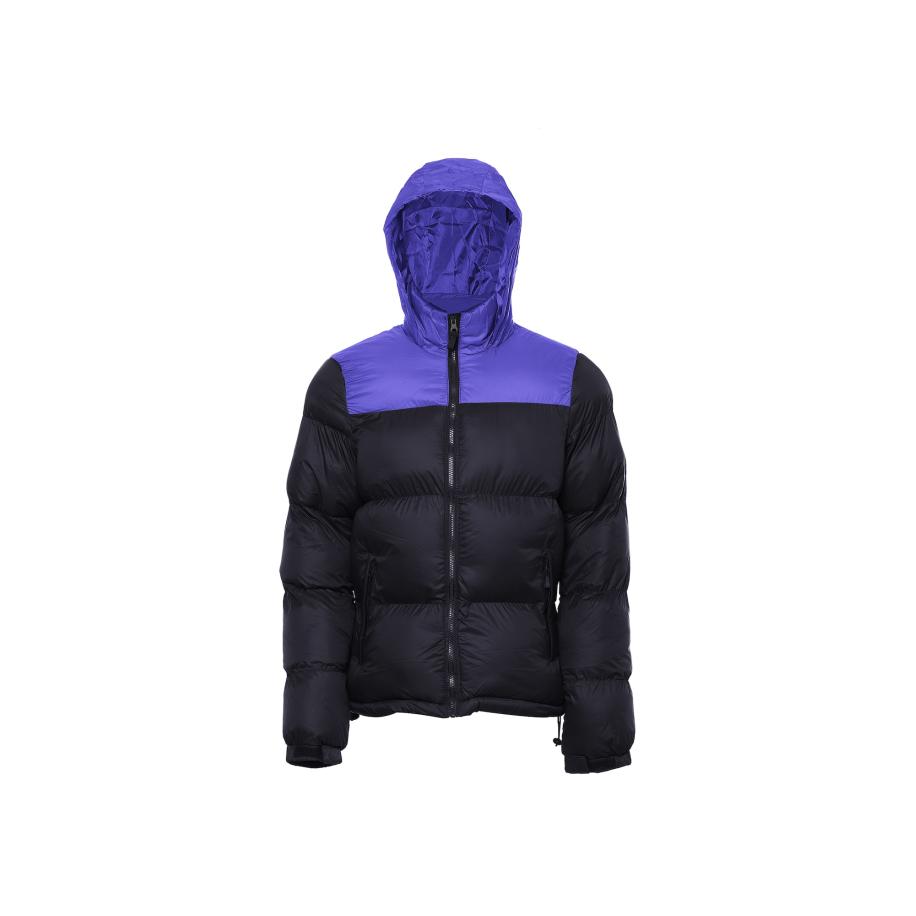 MO MO Winterjas lila / zwart -