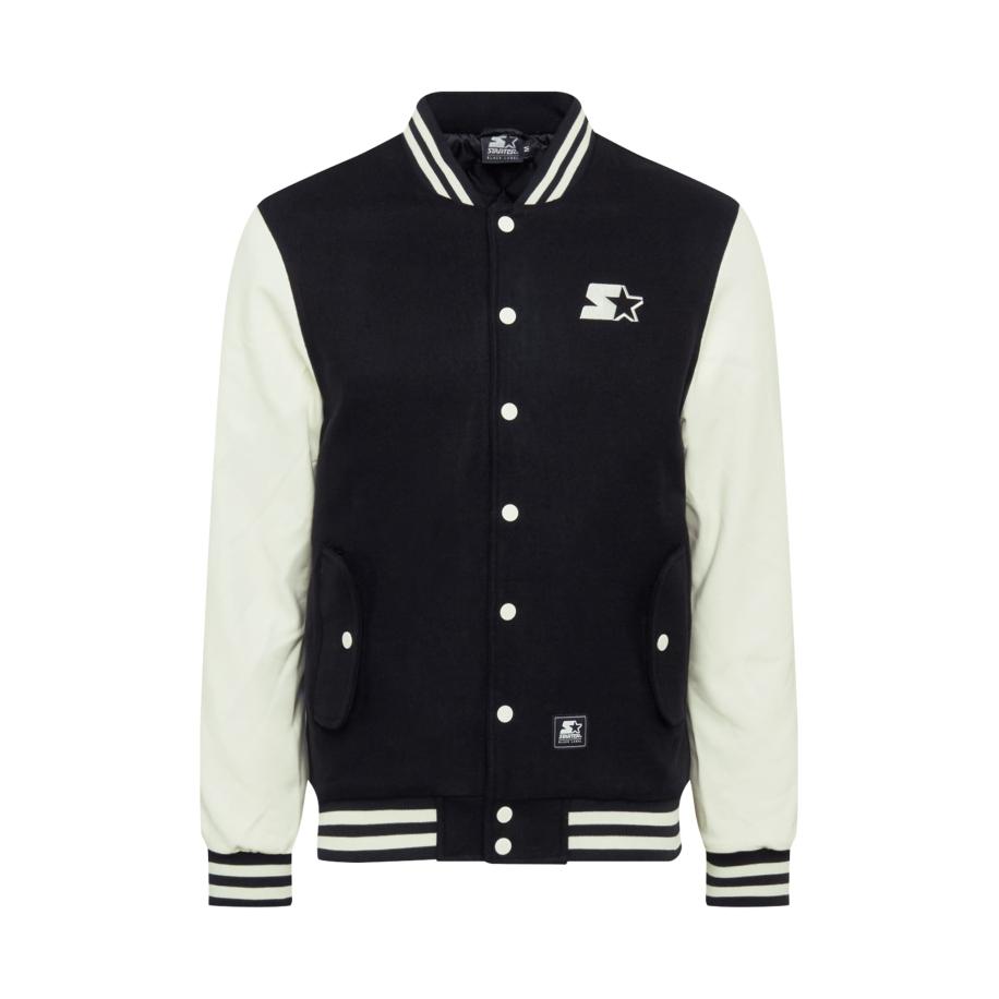 Starter Black Label Starter Black Label Tussenjas zwart / wit -