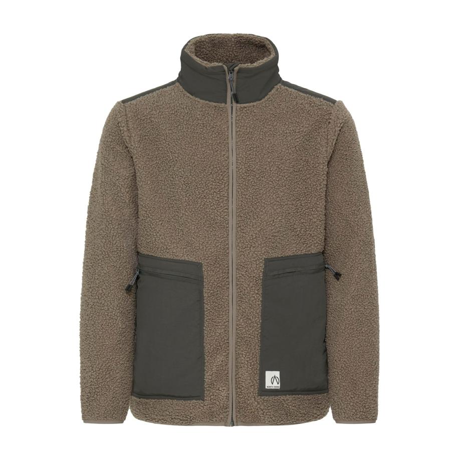 North Bend North Bend Tussenjas NBGalonne M Teddy Jacket bruin -