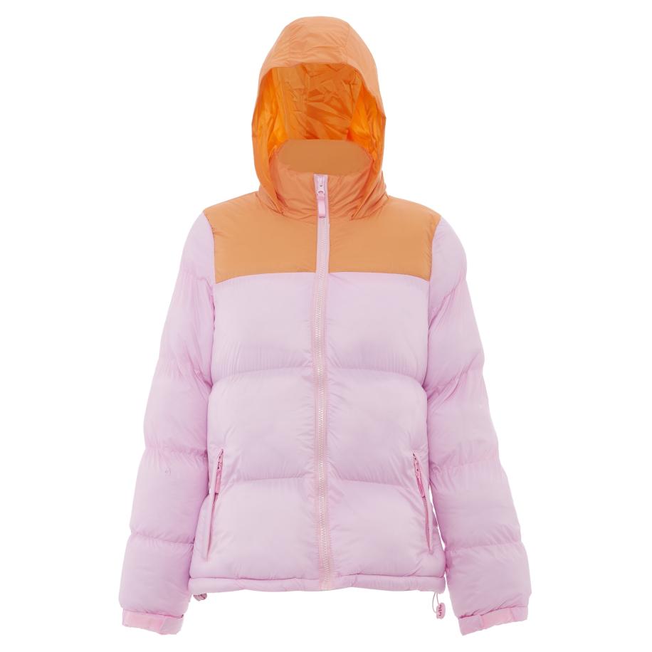 MyMo ATHLSR myMo ATHLSR Winterjas oranje / lichtroze -