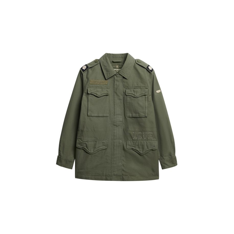 Superdry Superdry Tussenjas kaki -