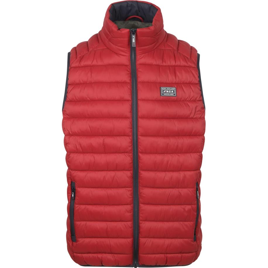 NZA Bodywarmer Puffer Cherry Red Rood