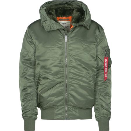 Alpha Industries ALPHA INDUSTRIES Winterjas MA-1 olijfgroen / oranje / rood / wit