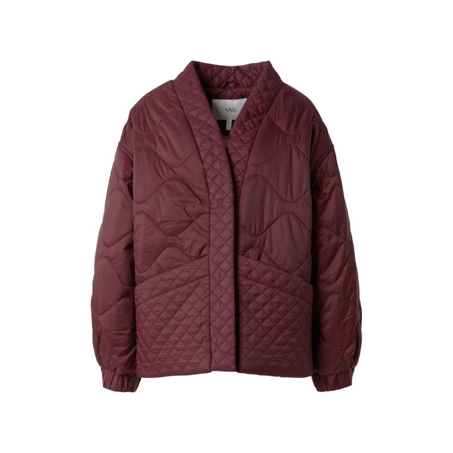 YAS YAS Tussenjas YASTUCCO wijnrood -