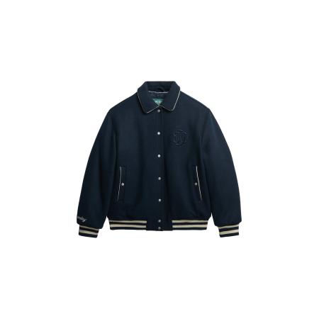 Superdry Superdry Tussenjas Country Club crème / donkerblauw