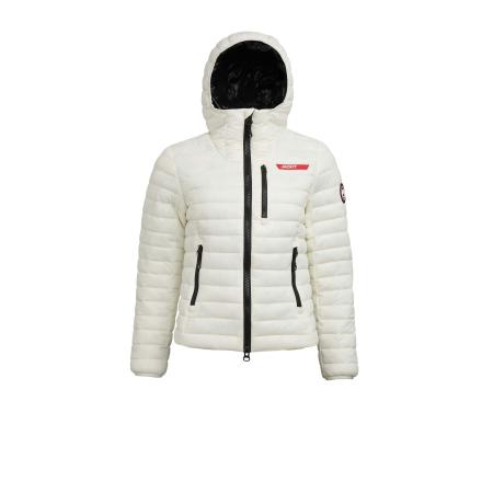 JACK1T JACK1T Outdoorjas SATEL1TE Kapuzen-Daunenjacke 2.0 wit