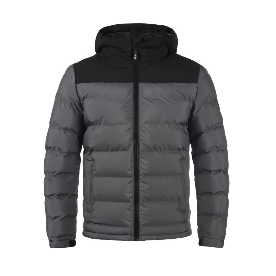 INDICODE JEANS INDICODE JEANS Winterjas Gaius donkergrijs / zwart -