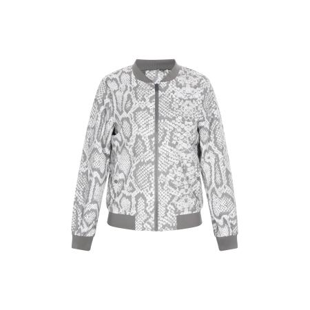 NALLY Tussenjas greige / lichtgrijs / wit