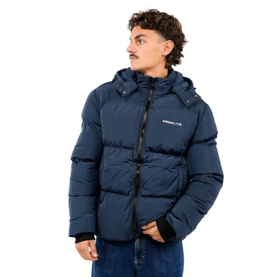 equalite Essential Puffer Winterjas Blauw